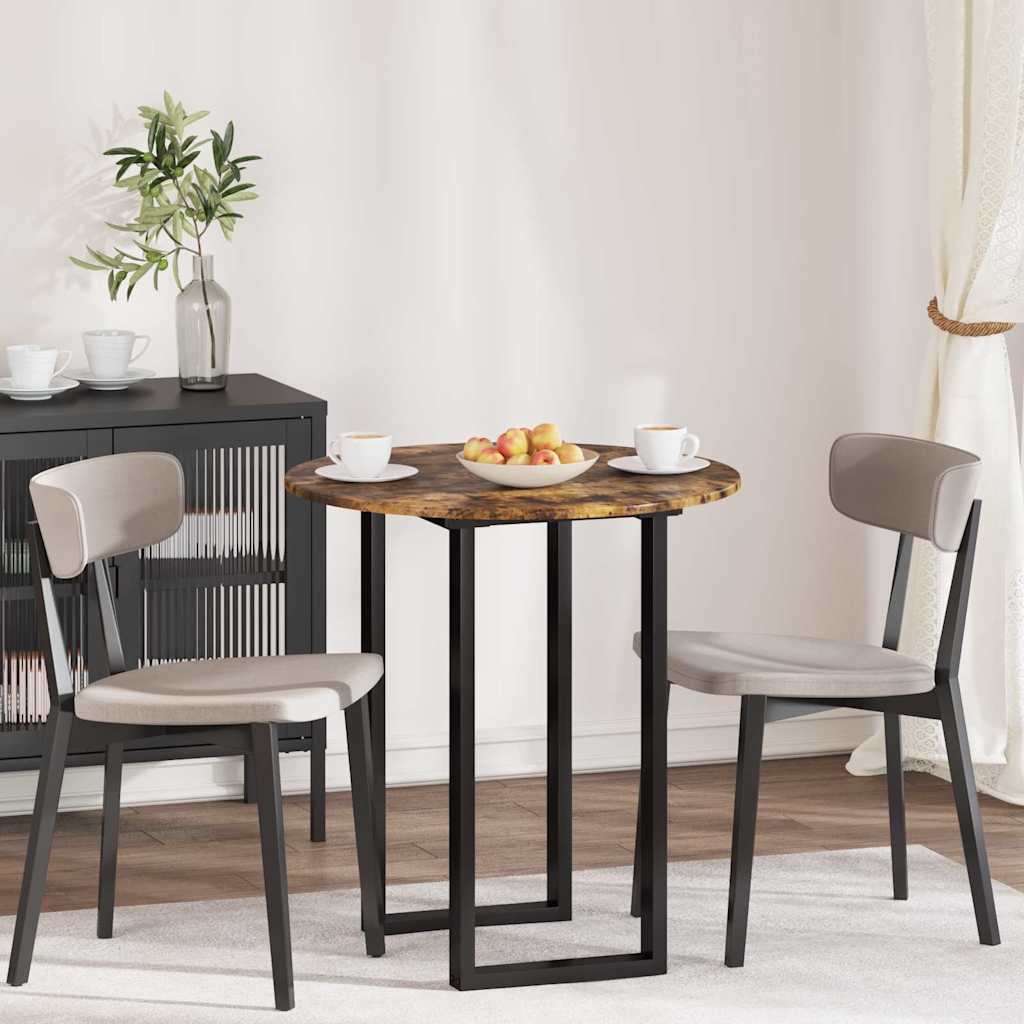 vidaXL Placă de masă Stejar afumat 70 x 70 x 1.5 cm Lemn compozit