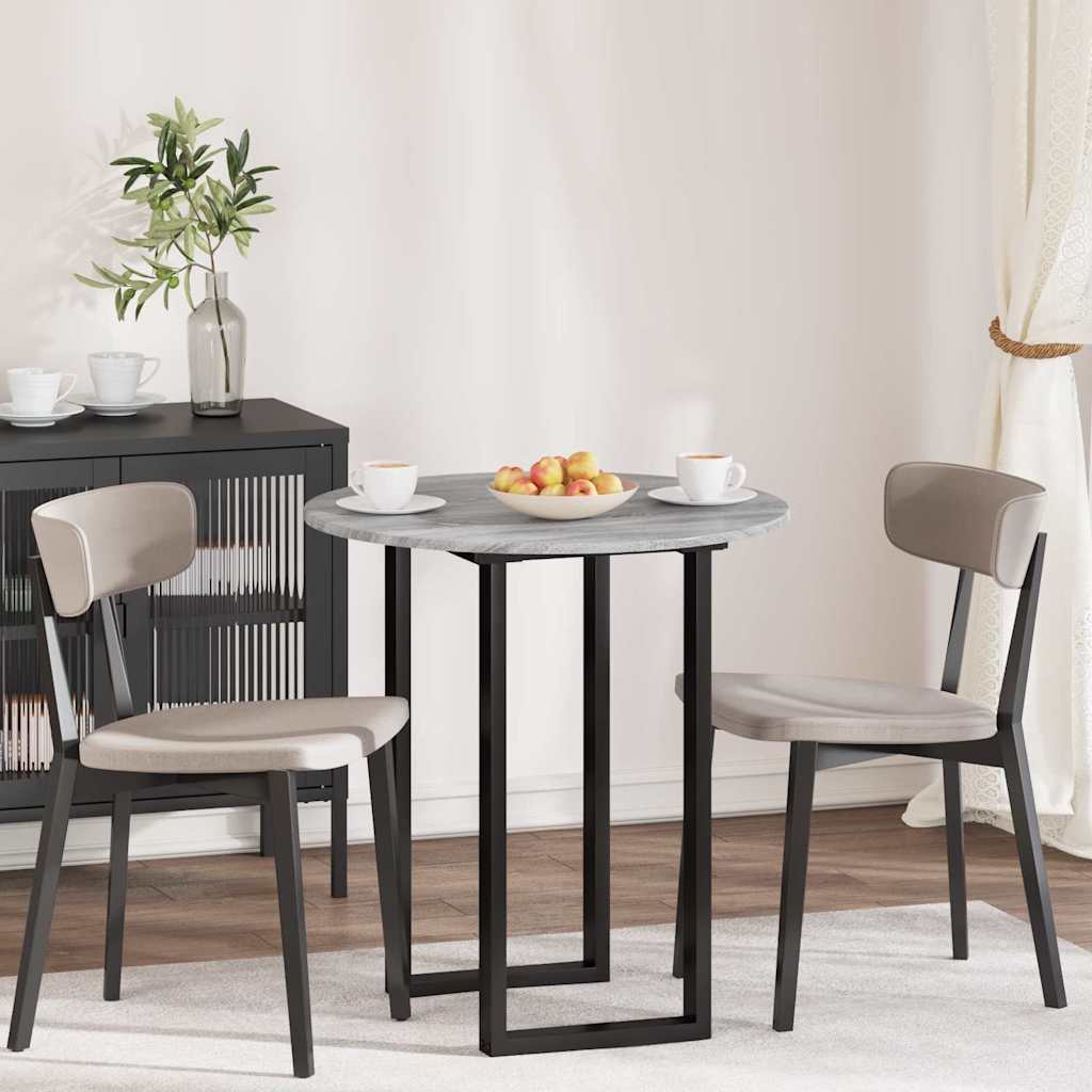 vidaXL Placă de masă sonoma gri 70 x 70 x 1.5 cm Lemn compozit