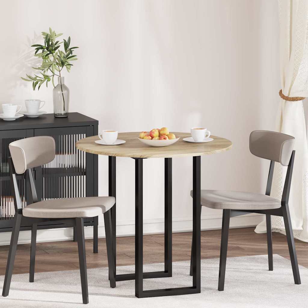 vidaXL Placă de masă Stejar sonoma 80 x 80 x 1.5 cm Lemn compozit