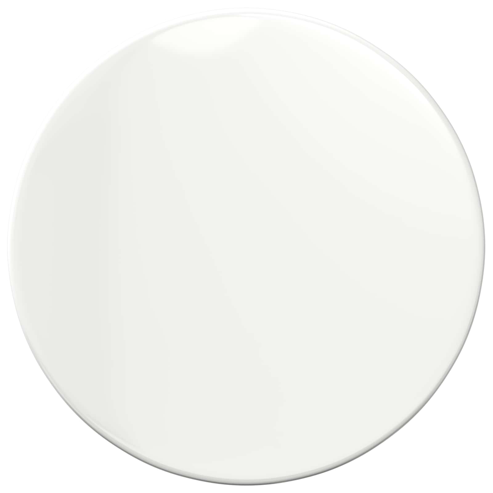 Lauda peal Kõrgläikega valge Ø 80 x 1,5 cm Tehispuit 2 Kõik vajalik sinu aeda ja koju! Lauda peal Kõrgläikega valge Ø 80 x 1,5 cm Tehispuit - Image 2