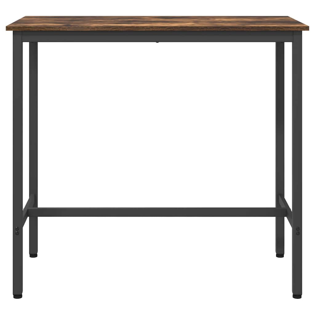 miza Dimljeni oreh 100 x 50 x 90,5 cm Inženirski les in jeklo - slika 5