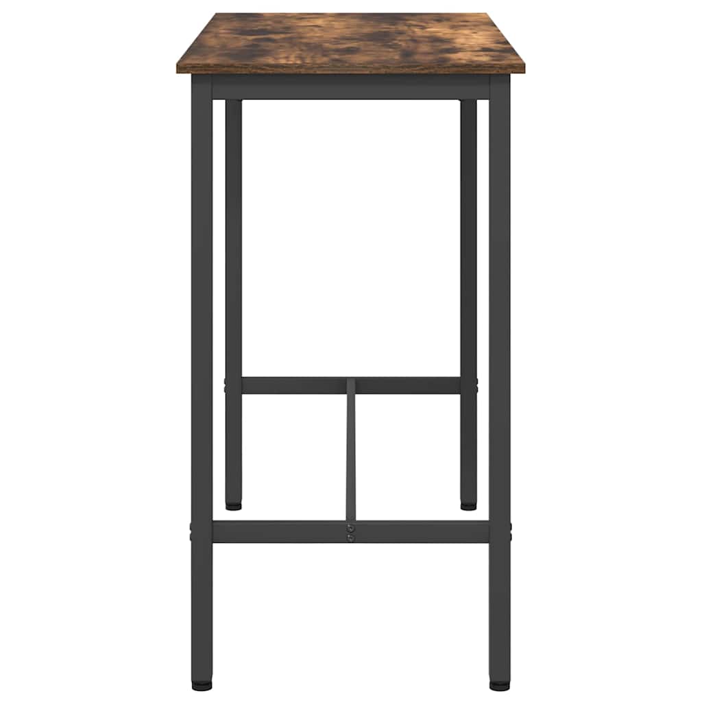 miza Dimljeni oreh 100 x 50 x 90,5 cm Inženirski les in jeklo - slika 6