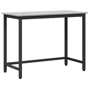 vidaXL laud Hall Sonoma 80 x 50 x 76,5 cm T&ouml;&ouml;deldud puit ja teras