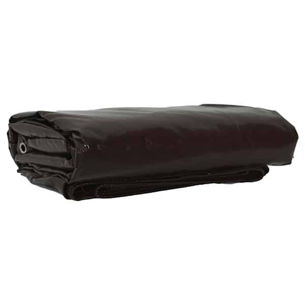 vidaXL Tarpaulin 650g / m&sup2; Pruun 3,5 x 5 m L&otilde;uend PVC kattega
