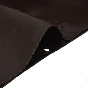 Plachta 650g / m² Hnědá 1 x 2,5 m Plátno s PVC povrchovou úpravou - obrázek 6