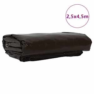 Plachta 650g / m² Hnědá 2,5 x 4,5 m - obrázek 2