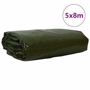 Plachta 650g / m² Olivově zelená 5 x 8 m - obrázek 2