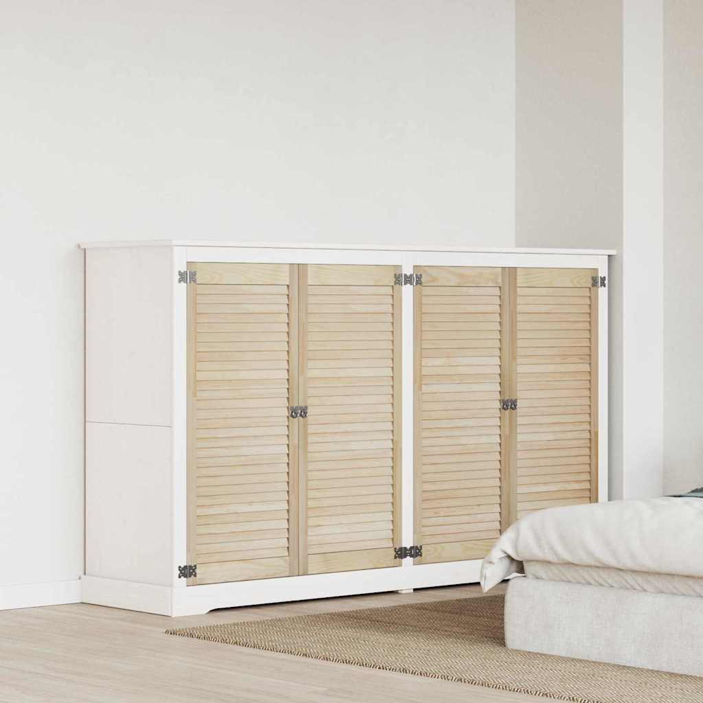 vidaXL Uși de cabinet 4 pcs Maro 110 x 49.5 x 2.1 cm Lemn masiv de pin