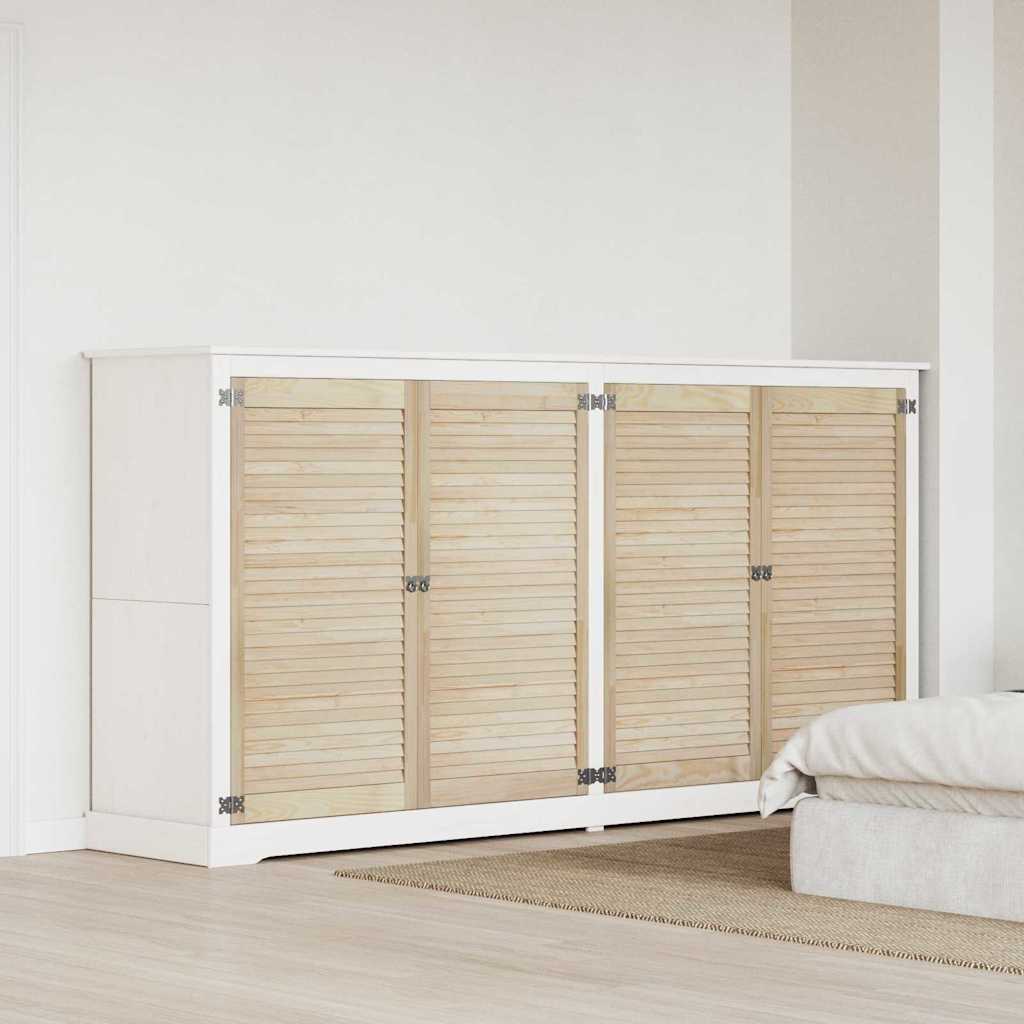 vidaXL Uși de cabinet 4 pcs Maro 110 x 59.5 x 2.1 cm Lemn masiv de pin