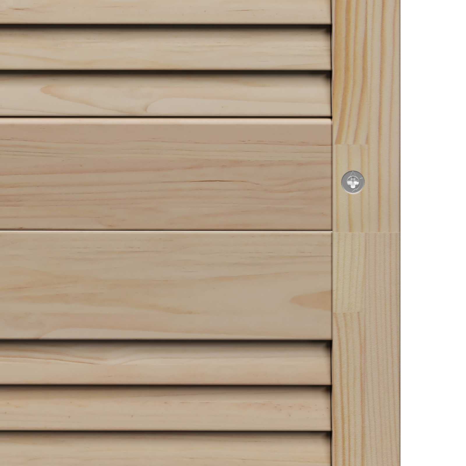 Vrata omare z vrati 4 pcs Naravna 140,5 x 2,1 x 39,5 cm - slika 9