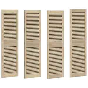 Skříňové dveře se dveřmi 4 pcs Přírodní 140,5 x 2,1 x 39,5 cm - obrázek 2