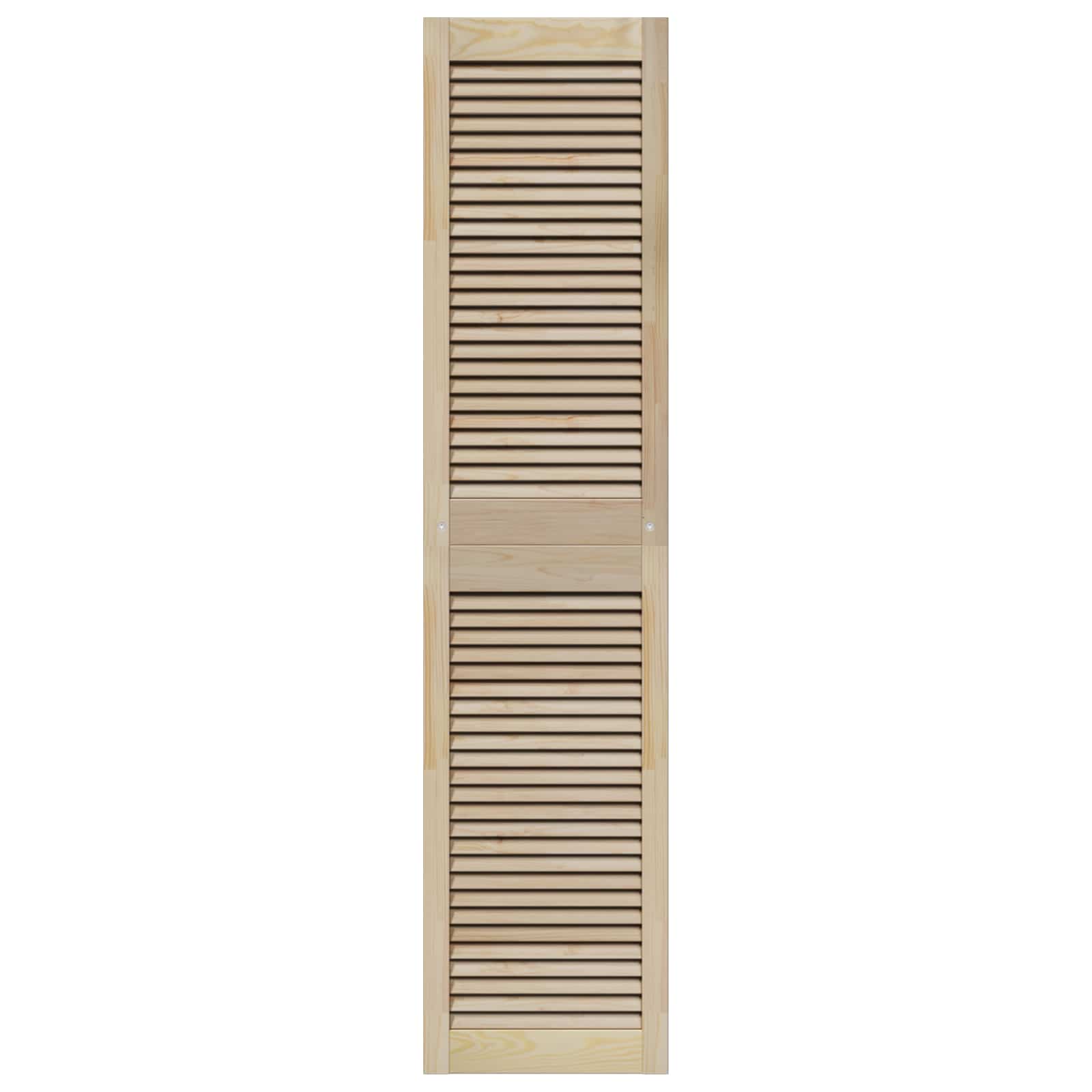 Vrata omare z vrati 4 pcs Naravna 170 x 2,1 x 39,5 cm - slika 5