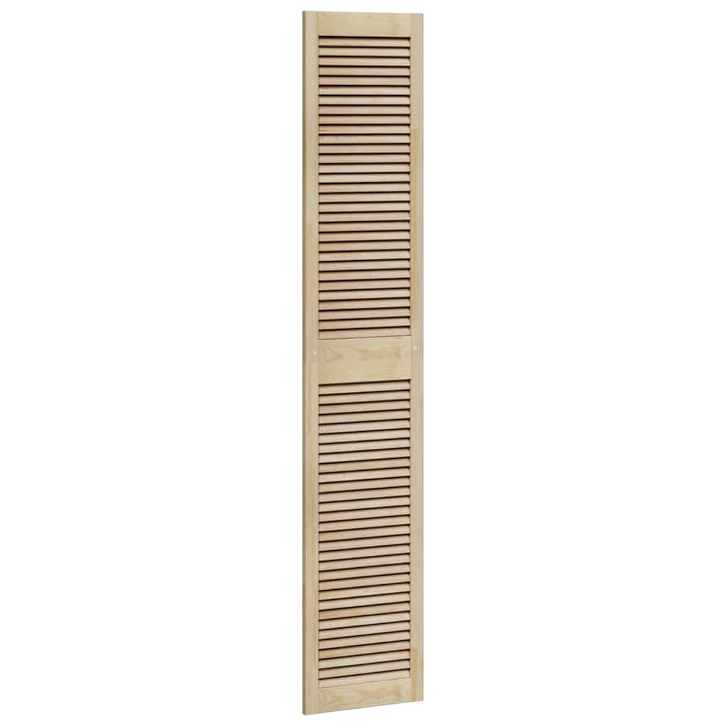 Széfajtó 4 pcs Természetes 201 x 2,1 x 39,5 cm Tömör fenyőfa