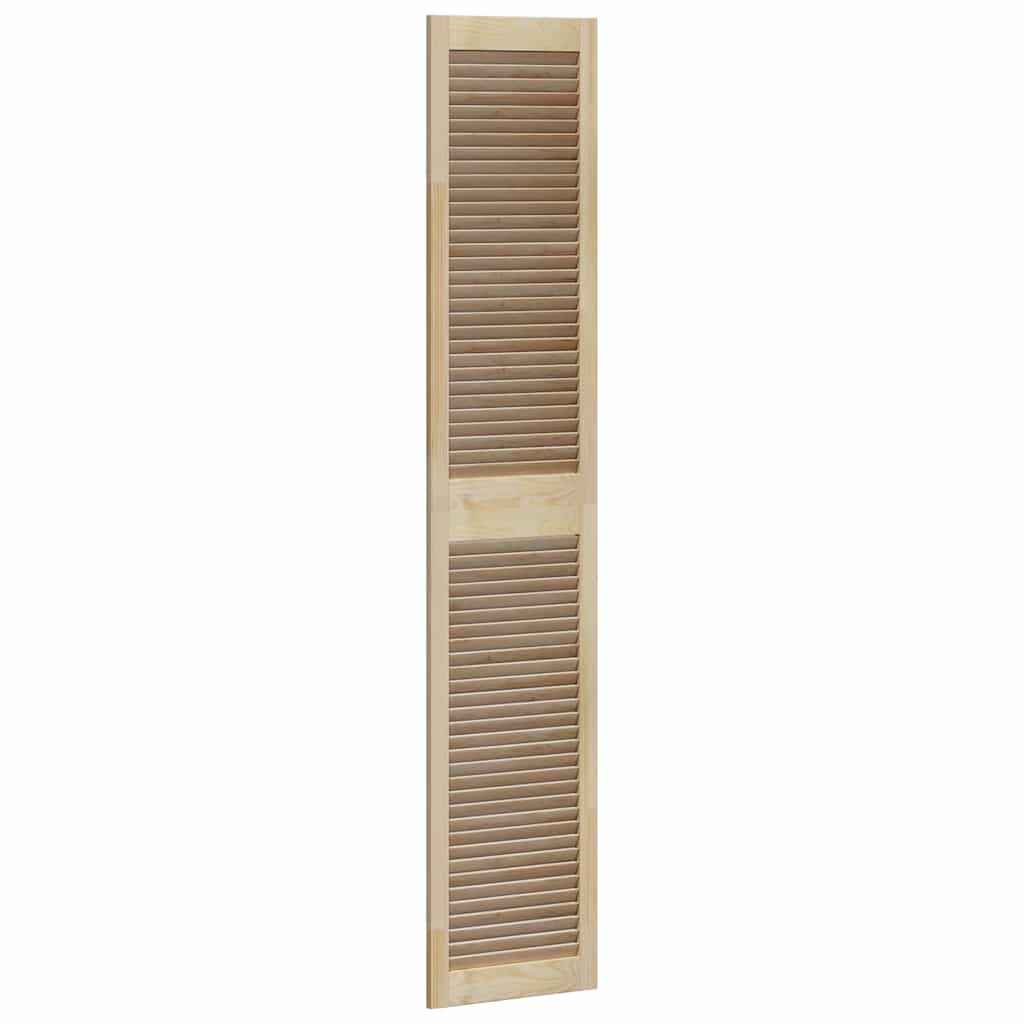Széfajtó 4 pcs Természetes 201 x 2,1 x 39,5 cm Tömör fenyőfa