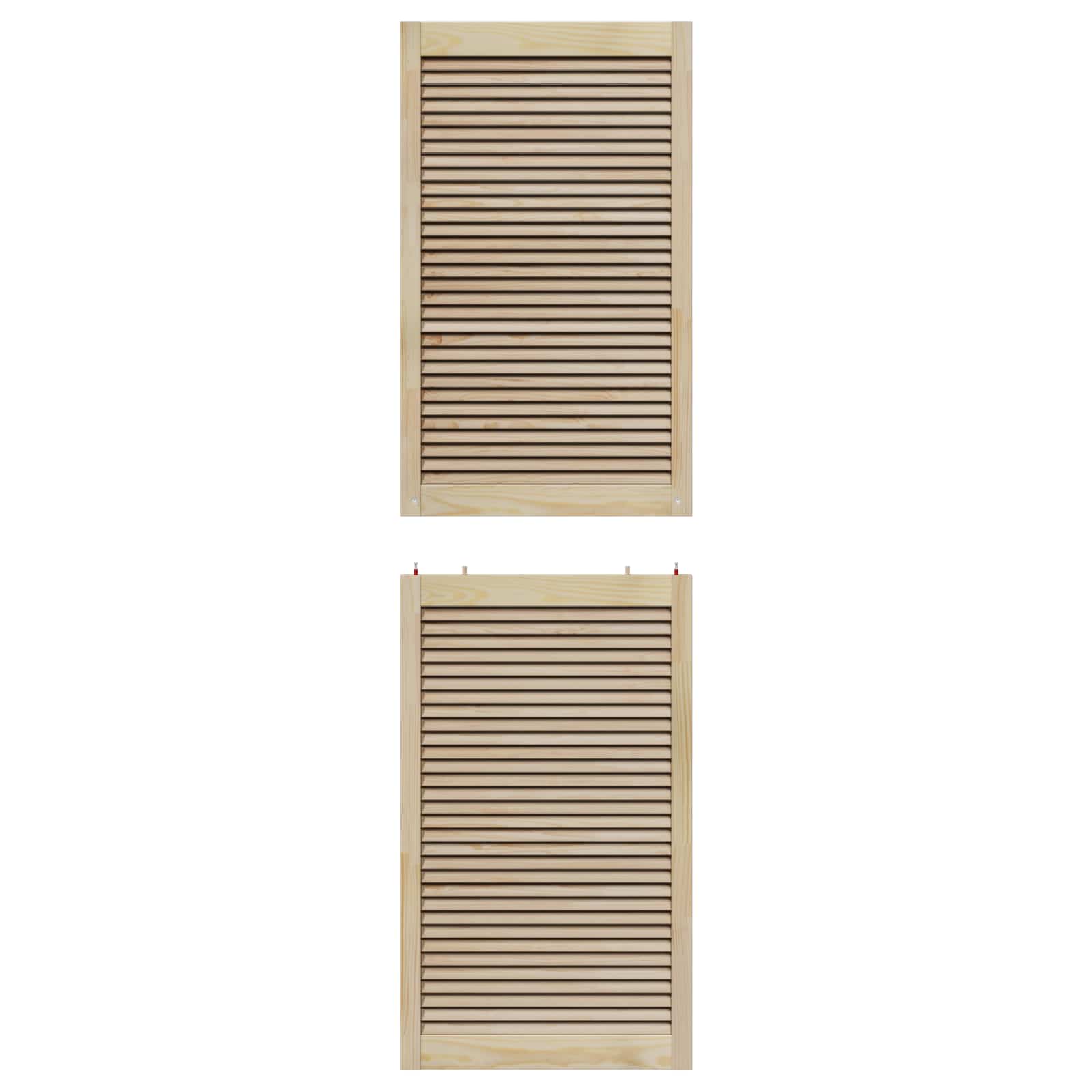 Kabeļa Durvis ar durvīm 4 pcs Dabiska 201 x 2,1 x 59,5 cm