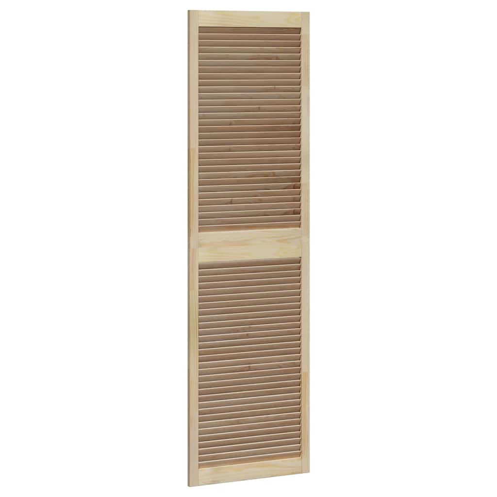 Széfajtó 4 pcs Természetes 201 x 2,1 x 59,5 cm Tömör fenyőfa