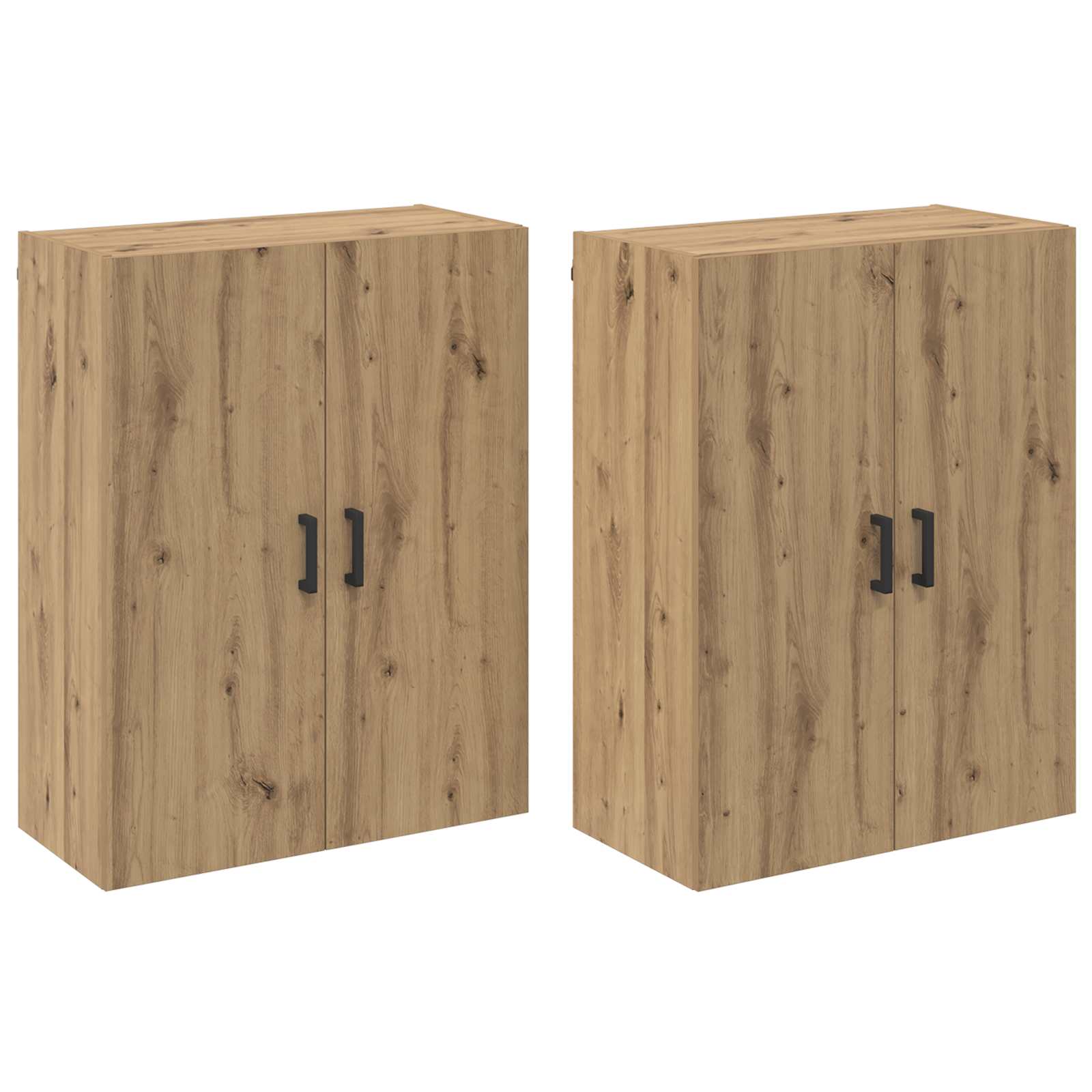 vidaXL Wandschrank 2 pcs Artisan-Eiche 69,5 x 34 x 90 cm Holzwerkstoff