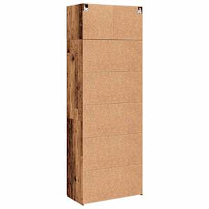 Úložná skříňka 2 pcs Staré dřevo 80 x 42,5 x 225 cm - obrázek 10