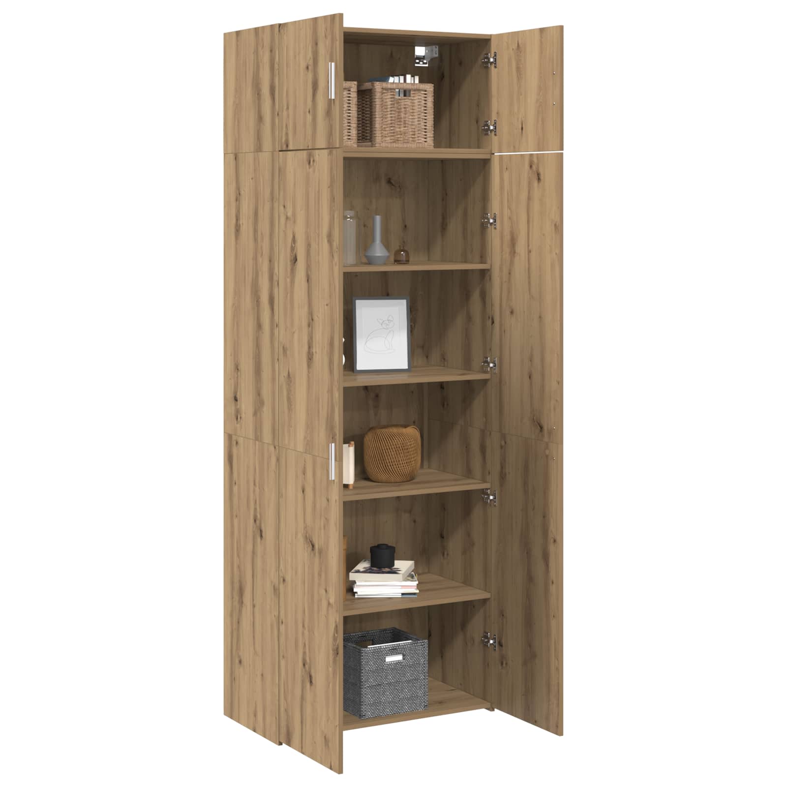 Úložná skříňka 3 pcs Artisanový dub3394516