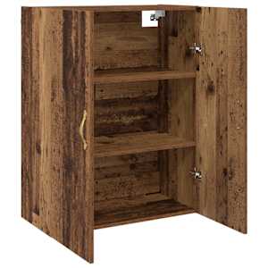 Nástěnná skříň Nástěnný 2 pcs Staré dřevo 69,5 x 34 x 90 cm - obrázek 6