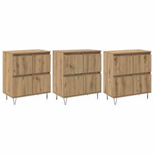 Konzole 3 pcs Artisanový dub - obrázek 2