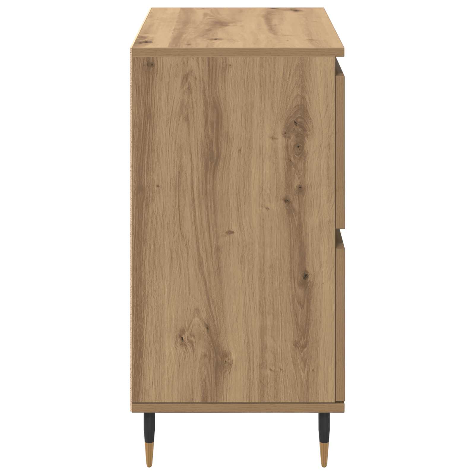 Úložná skříňka 2 pcs Artisanový dub 60 x 35 x 70 cm - obrázek 8