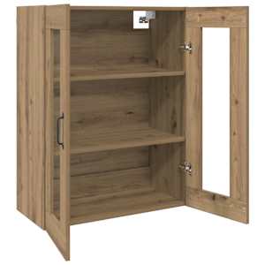 Nástěnné skříňky 2 pcs dub artisan 69,5 x 34 x 90 cm - obrázek 6