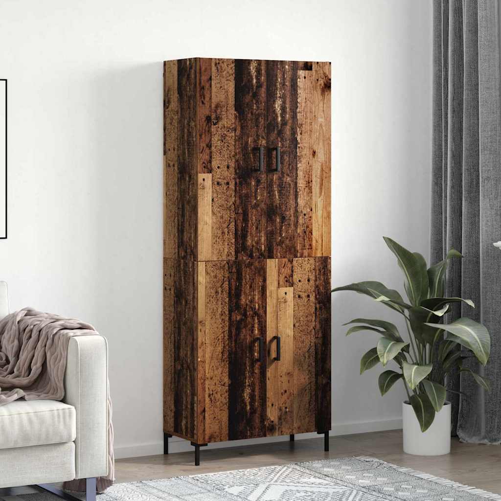 vidaXL Bufet Lemn vechi 69.5 x 34 x 180 cm Lemn compozit