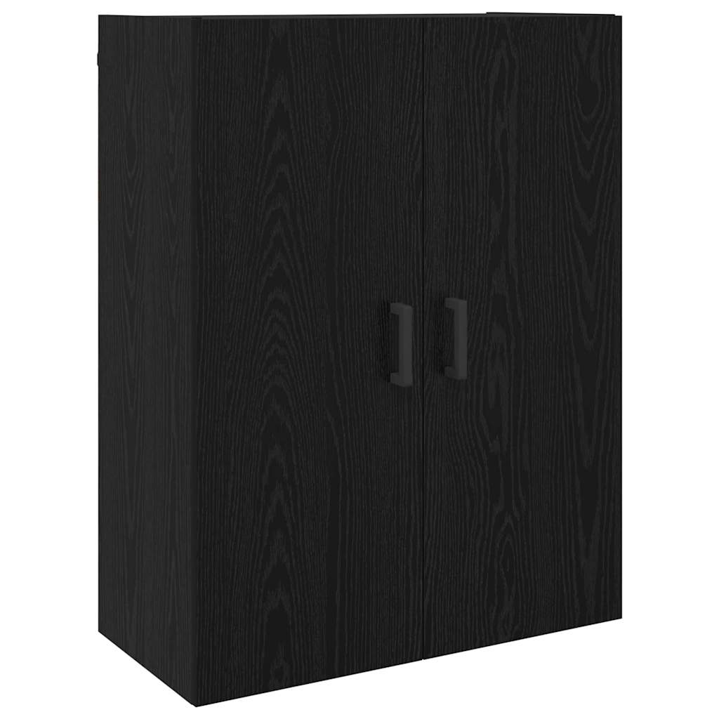 vidaXL Bufet Stejar negru 69.5 x 34 x 180 cm Lemn compozit