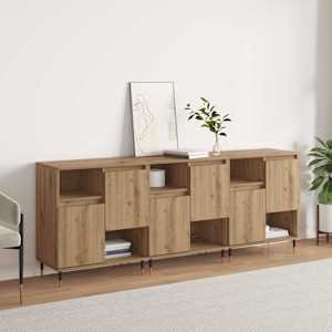 Konzole 3 pcs Artisanový dub - obrázek 4