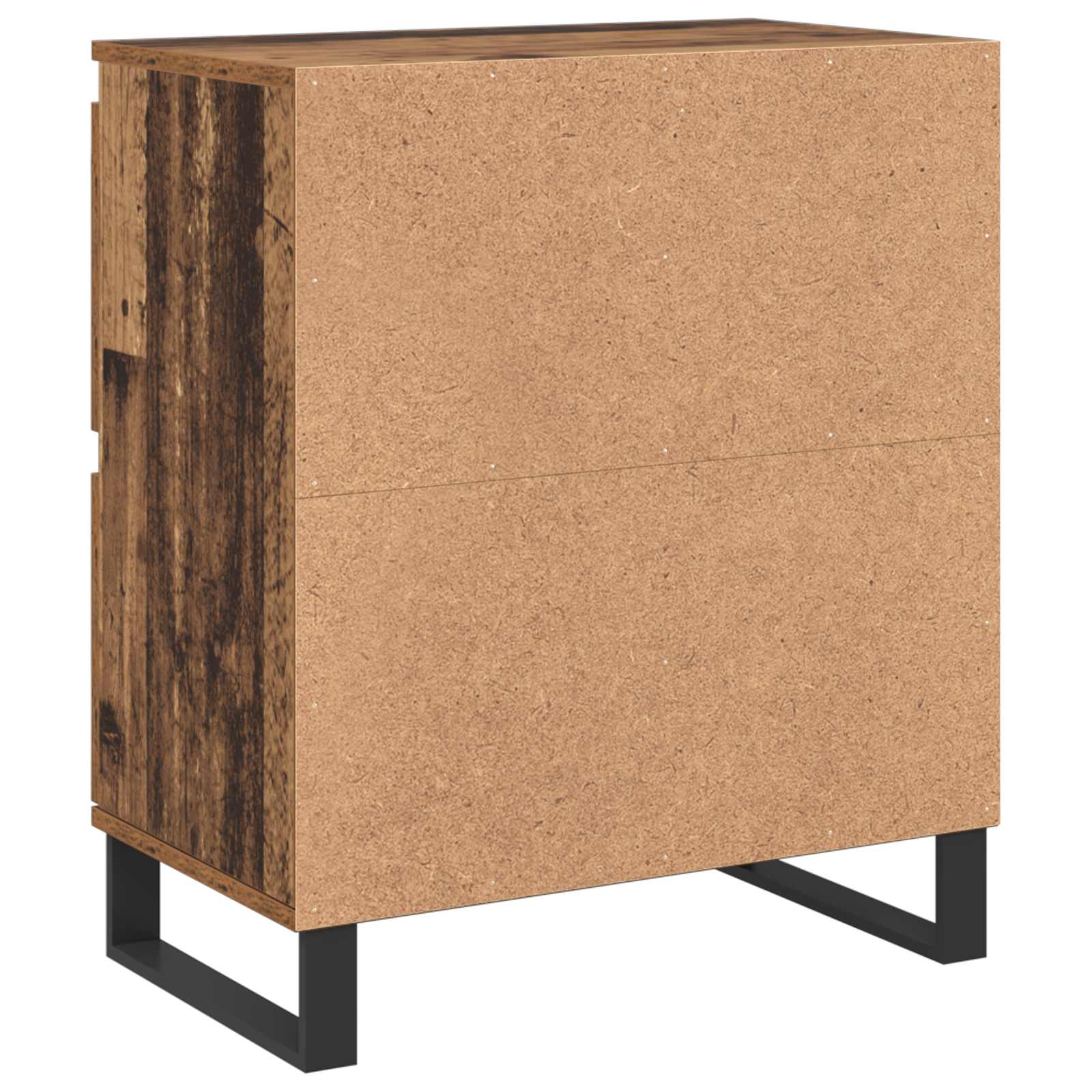 Servírovací skříň 2 pcs Staré dřevo 60 x 35 x 70 cm - obrázek 9