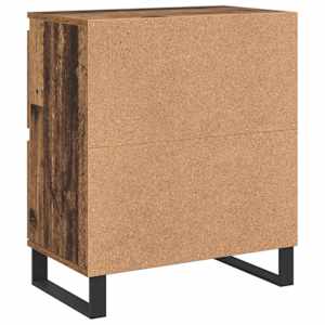 Servírovací skříň 2 pcs Staré dřevo 60 x 35 x 70 cm - obrázek 9