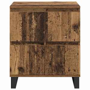 Servírovací skříň 2 pcs Staré dřevo 60 x 35 x 70 cm - obrázek 7