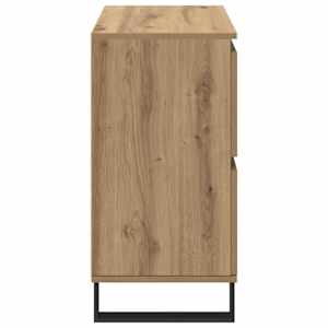 Servírovací skříň 2 pcs Artisanový dub 60 x 35 x 70 cm - obrázek 8