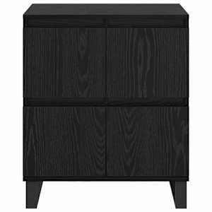 Servírovací skříň 2 pcs Černý dub 60 x 35 x 70 cm - obrázek 7