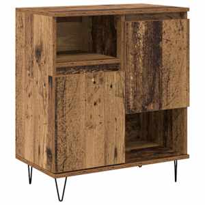 Servírovací skříň 2 pcs Staré dřevo 60 x 35 x 70 cm - obrázek 5