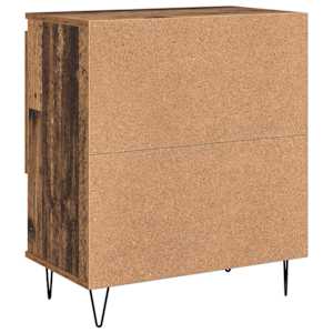 Servírovací skříň 2 pcs Staré dřevo 60 x 35 x 70 cm - obrázek 9