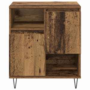 Servírovací skříň 2 pcs Staré dřevo 60 x 35 x 70 cm - obrázek 7