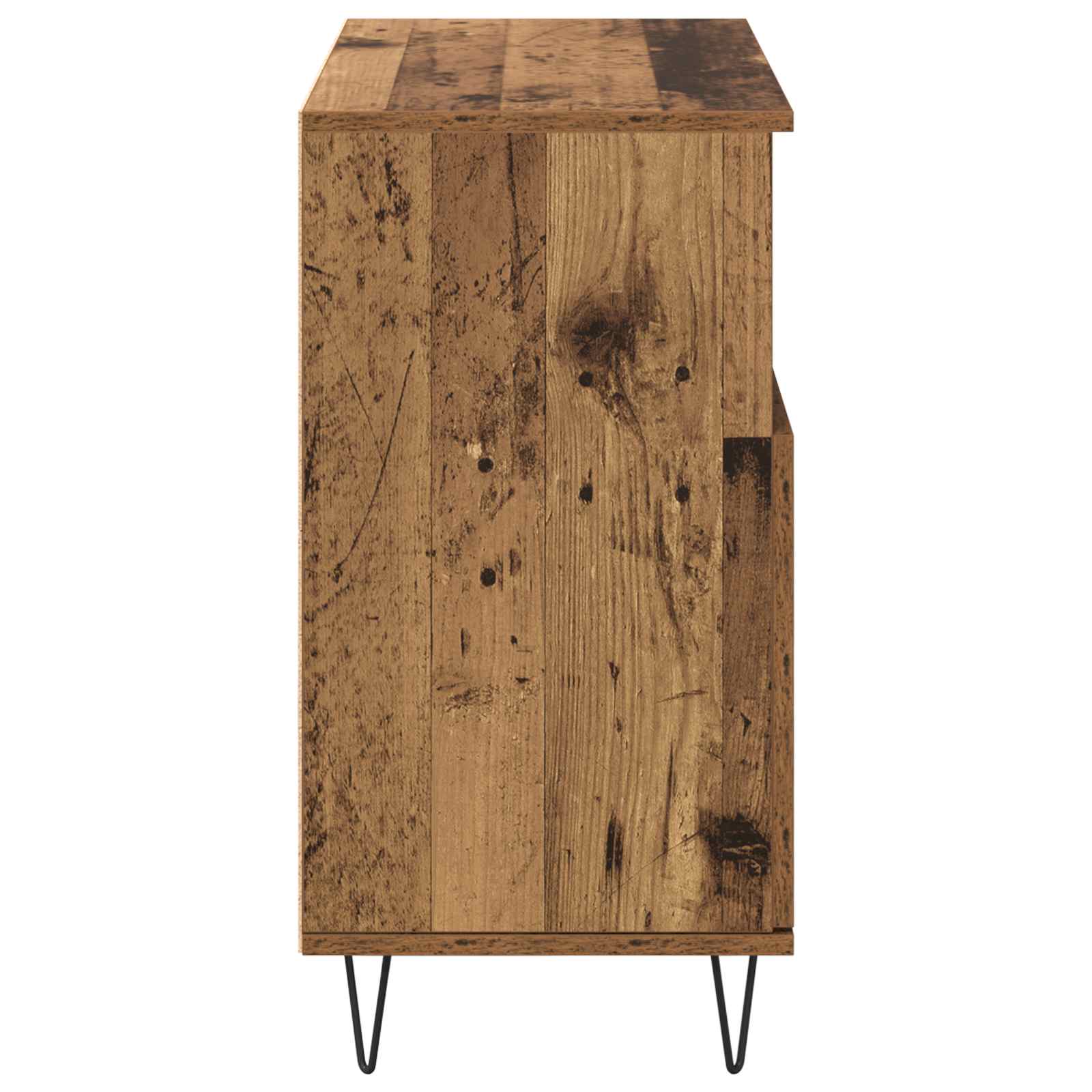 Servírovací skříň 2 pcs Staré dřevo 60 x 35 x 70 cm - obrázek 8