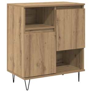 Servírovací skříň 2 pcs Artisanový dub 60 x 35 x 70 cm - obrázek 5