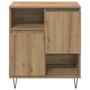 Servírovací skříň 2 pcs Artisanový dub 60 x 35 x 70 cm - obrázek 7