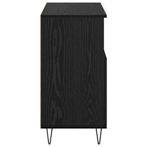 Servírovací skříň 2 pcs Černý dub 60 x 35 x 70 cm - obrázek 8