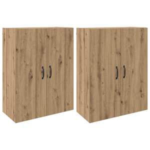 Nástěnná skříň Nástěnný 2 pcs Artisanový dub 69,5 x 34 x 90 cm - obrázek 2