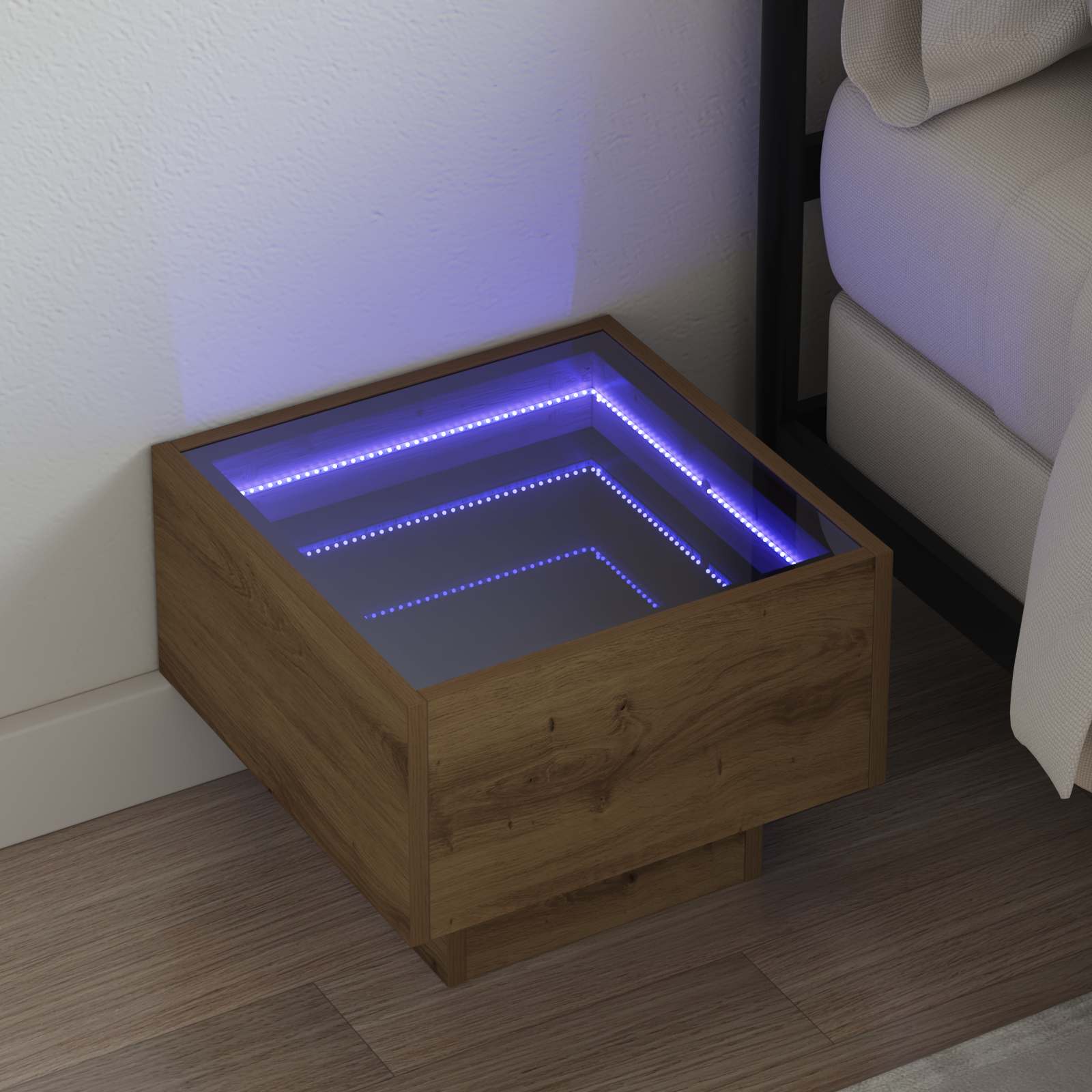 Säilytyskaappi artesaani tammi 40 x 40 x 30 cm - Image 4