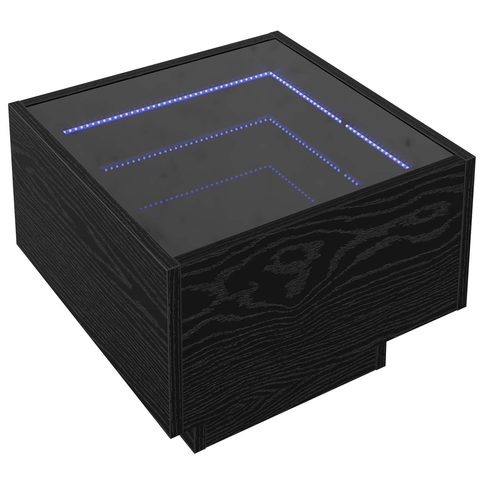 Thumbnail - vidaXL Couchtisch Schwarz Eichen-Optik 40 x 40 x 30 cm Holzwerkstoff