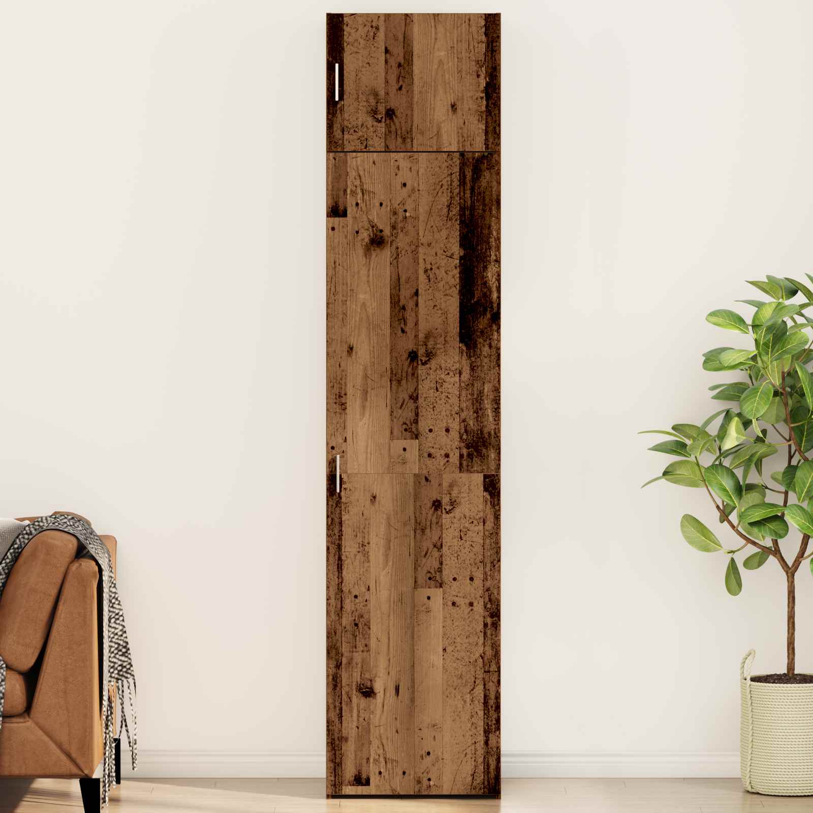 Servírovací skříň 3 pcs Staré dřevo