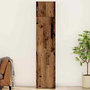 Servírovací skříň 2 pcs Staré dřevo 50 x 41 x 225 cm - obrázek 1