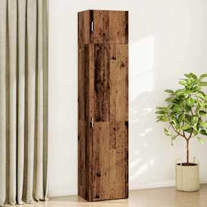 Servírovací skříň 2 pcs Staré dřevo 50 x 41 x 225 cm - obrázek 4