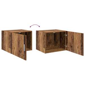 Servírovací skříň 2 pcs Staré dřevo 50 x 41 x 225 cm - obrázek 13
