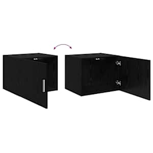 Servírovací skříň 2 pcs Černý dub 50 x 41 x 225 cm - obrázek 13